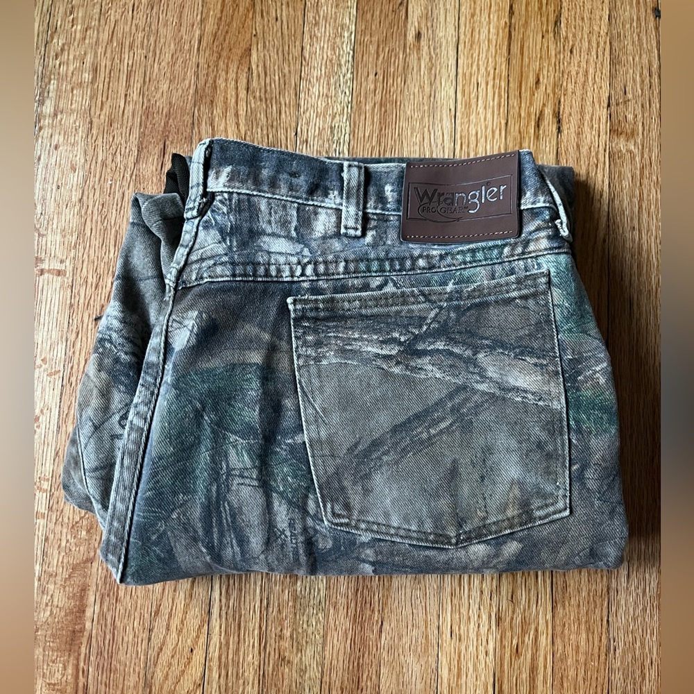 Wrangler Pro Gear Camo Pants / 38x32 / Realtree